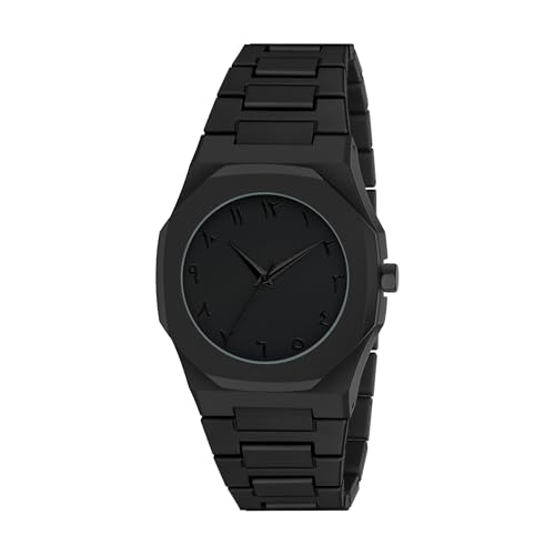 Matrix Arabian | Aura Dial & Polycarbonate Strap Analog Watch for Men & Boys (Black) (Black)