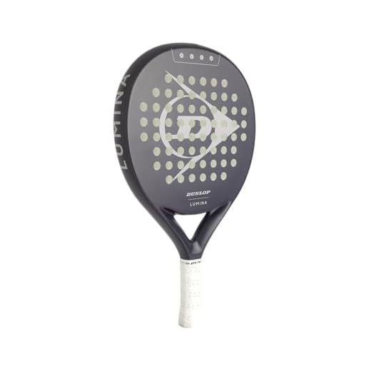 Dunlop Padel Raqueta Lumina Dark Grey - Amazon Exclusivo - Marco de Grafito, Pro EVA Core, 365g