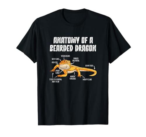 Anatomy Of A Bearded Dragon T-Shirt