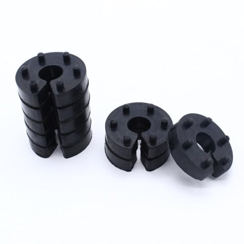 Gettimore Clip limitador de viaje de suspensión y almohadilla de parachoques, tope de 13 mm y 16 mm, paquete de 8 suspensiones de coche