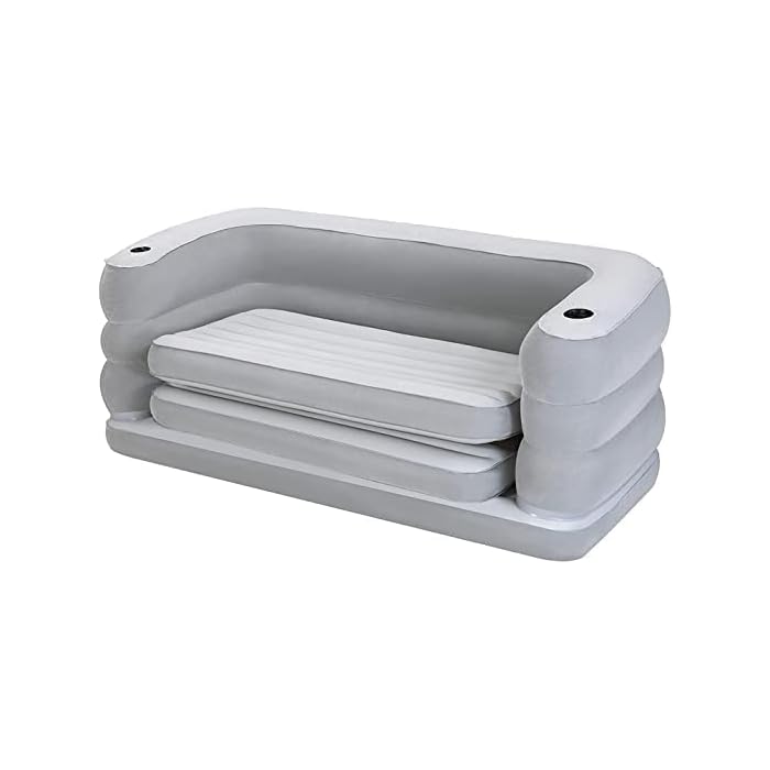 Buy Heren Air Sofa 5 in 1 Inflatable 3Seater Queen Size Sofa Cum Bed