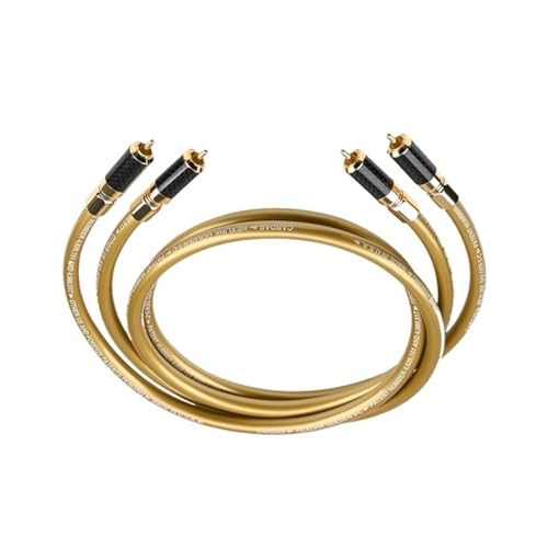 Cable De Audio RCA (2 A 2 RCA), Conexión Estéreo HlFl, Macho A, For Amplificador, DAC, TV, Coche Y Datos(2.0M)