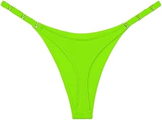 Tangas de Algodón para Mujer Tangas Bikini Estilo Hipster Transpirables Sexys Suaves y Cómodas Braguitas de Cintura Baja con Espalda en T Bragas Atrevidas y Elásticas