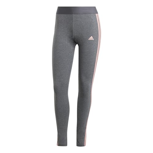 adidas Essentials - Mallas para mujer, Dark Grey Heather, XS