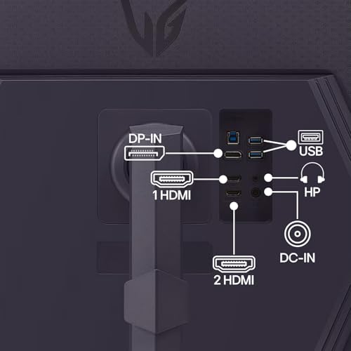 Image of LG 27GS85Q Ultragear Gaming Monitor, 27 inch, QHD, 2560 x 1440, Nano IPS, 1ms (GtG), 180Hz, NVIDIA G-SYNC Compatible, AMD FreeSync, HDR 400, Tilt /Height /Pivot Stand, HDMI, DP, HP Out, Black