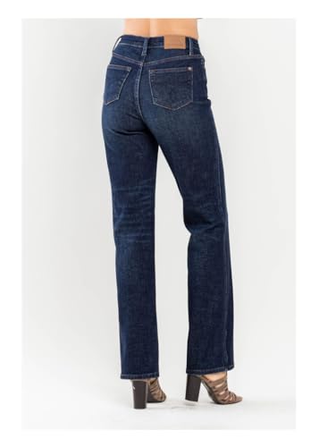Judy Blue Women's High Waist Button-Fly Straight Jeans, 885983
