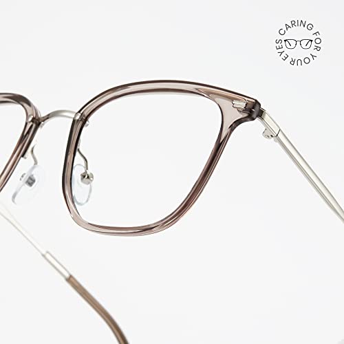 Image of Cyxus Stylish Blue Light Glasses for Woman, Lightweight Computer Glasses for Screen Time Anti Eye Strain for Work, Daily Use