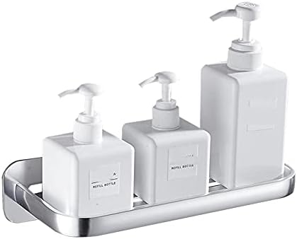 シャワーラック 穴あけ不要 シャワーキャディ ウォールマウント バスルームシェルフ 防錆 粘着スペース アルミニウム バスルーム ト