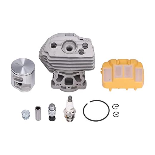 EVTSCAN 43mm Cylinder Kolv Luftfilter Kit Motorsåg Cylinder Montage för Husqvarna 545 550xp