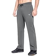 BALEAF Herren Trainingshose Fleece gefütterte Laufhose Thermo Hose Jogger Jogginghose Wasserdicht...