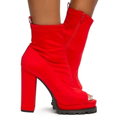 Mata Shoes Bandanna Bardi Peep-Toe Bootie - Women3