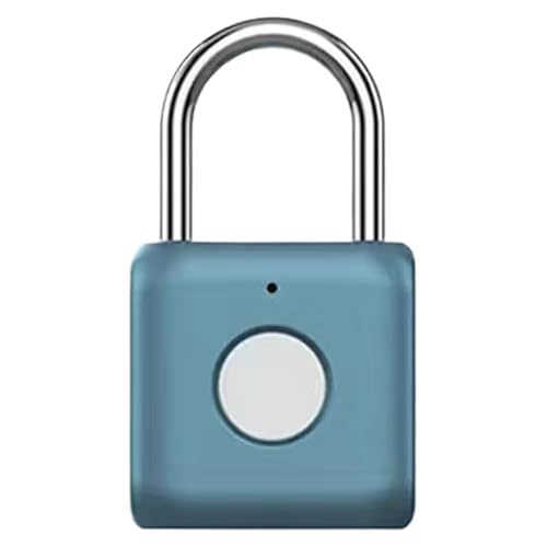 Candado inteligente de dactilares - Bloqueo de seguridad de impresión de pulgar compacto, dispositivo de acceso portátil sin llave | Diseños de sensores biométricos delgados, equipo de viaje