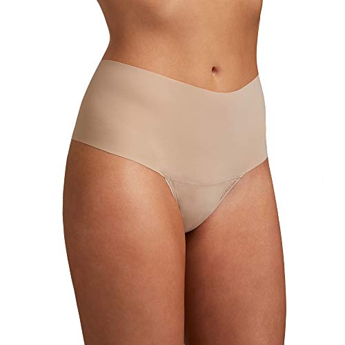 Image of hanky panky - BreatheSoft High Rise Thongs for Women | Microfibre Knit Underwear Panties, Lingerie | Sizes (XS-XL), 3 pack