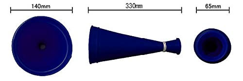 プロモ トップメガホン 33cm 110g 紐付き 日本製 紺