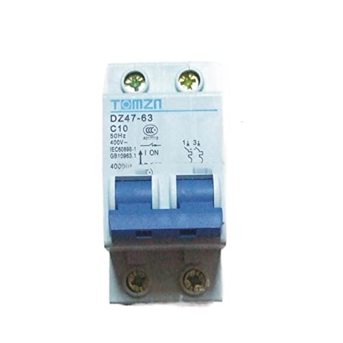MCB disyuntor de 2P 10A con corte de seguridad de CA 400V contra sobrecargas 2