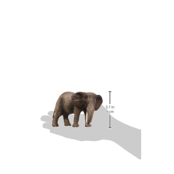 schleich 14761 Afrikanische Elefantenkuh, für Kinder ab 3+ Jahren, WILD LIFE - Spielfigur, Grau – Bild 7