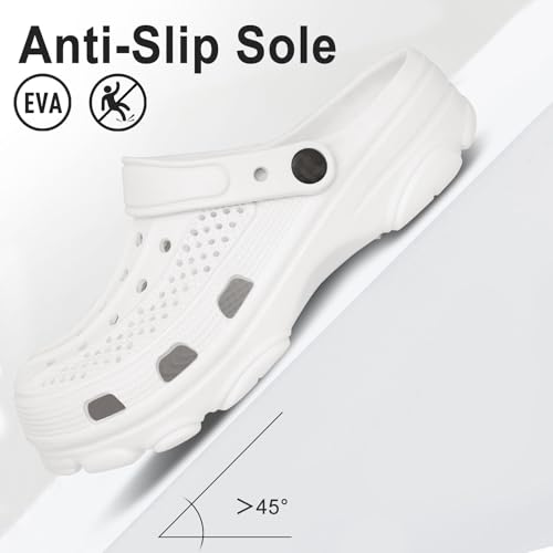 Image of Beslip Comfortable Garden Clogs for Women and Men with Medium Arch Support | Waterproof Slip-Resistant Sandals, Lightweight EVA Slip-On Shoes for Indoor Outdoor