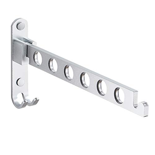 Cintre de vêtements portables et étendoir mural pliable pour balcon