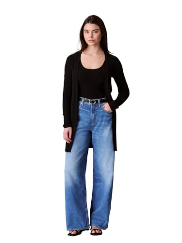 Calvin Klein Women's Smooth Cotton Rib Sweater Duster3