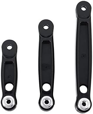 Extension Arm, Black PC 108 88 68mm 3 Inch Camera Extension Arm Pole Mount Set Accessory for Gopro Hero 2 3 3+ 4 Session