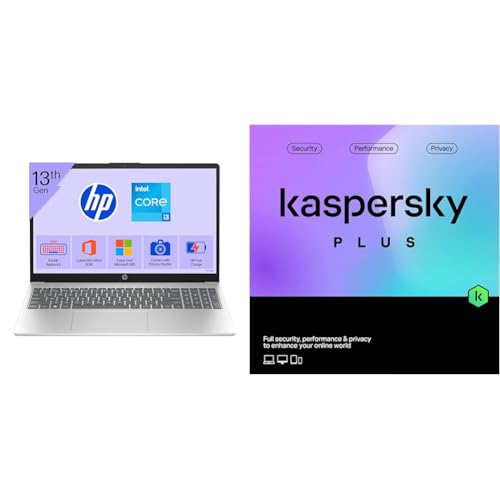 Image of HP 15, 13th Gen Intel Core i3-1315U, (8GB DDR4,512GB SSD) Anti-Glare, Micro-Edge, FHD,15.6'' /39.6cm, Win11,M365 Basic (1 yr) + Kaspersky Plus 1 Device 1 Year (Physical Pack)