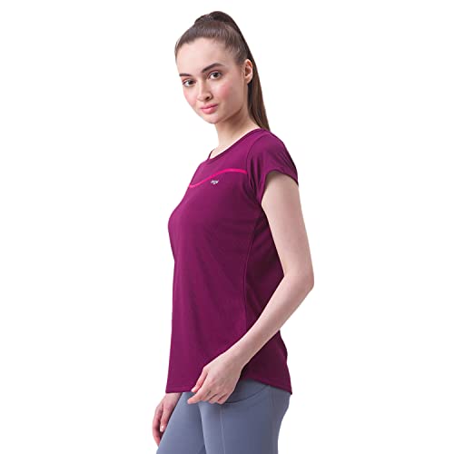 Image of berge' Ladies Polyester Dry Fit Western Shirts & Tshirts for Women, Quick Drying & Breathable Fabric, Gym Wear Tees & Workout Tops