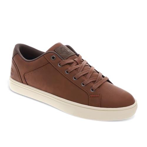 DOCKERS Mens Jensen Synthetic Leather Casual Lace Up Sneaker Shoe