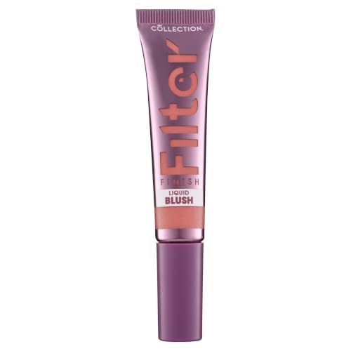 Collection Cosmetics Award Winning Filter Finish Liquid Blush Wand, Highlighting & Illuminating, 12ml, Peach pleasure, Vegan