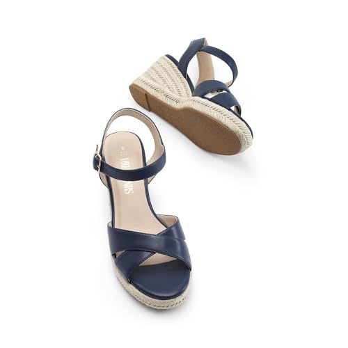 Image of DREAM PAIRS Women's Espadrille Wedge Sandals