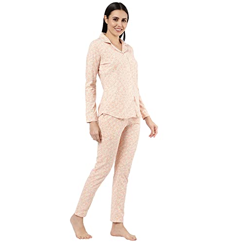 Image of Sweet Dreams Women's Cotton Printed Night Suit Set