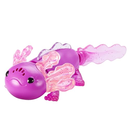 Fingerlings Bébé Axolotl, Ziggy (Magenta), nage et s'allume
