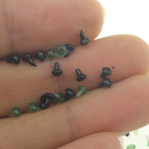 100 piezas accesorios de pesca para carpa con cuentas y paradas de gancho miniatura 4