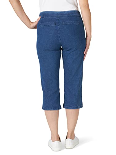 Chic Classic Collection Women's Easy Fit Elastic Waist Pull-On Capri3