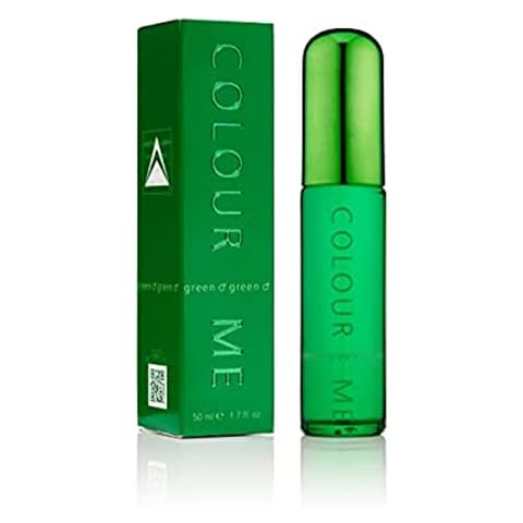 COLOUR ME Green Perfume for Men. 50ml Eau de Toilette Men, Luxury Fragrance - Mens Aftershave, Long Lasting Fragrance for Men by Milton-Lloyd Cover