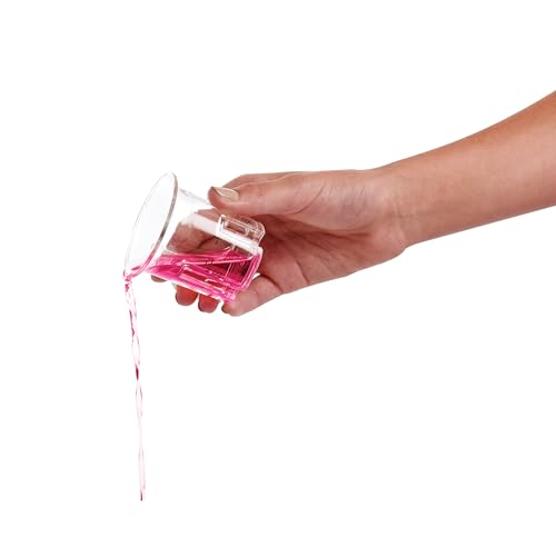 Jigger medidor HIC Kitchen acrílico 2 onzas miniatura 2