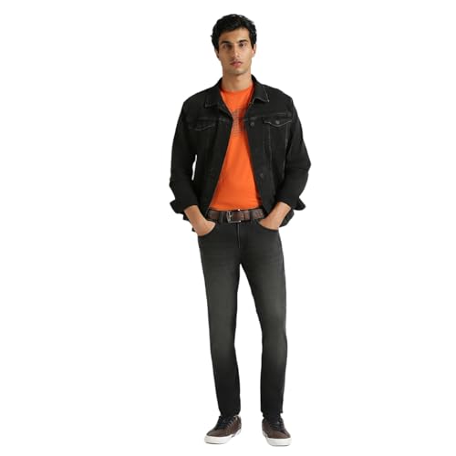 Image of Pepe Jeans Men's Straight Fit Jeans | Mid Rise | Chinox | Jeans for Man