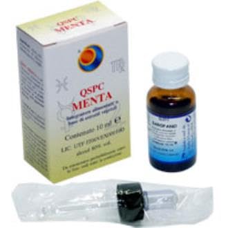 Qspc Menta Gocce 10ml solution buvable aux huiles essentielles de menthe