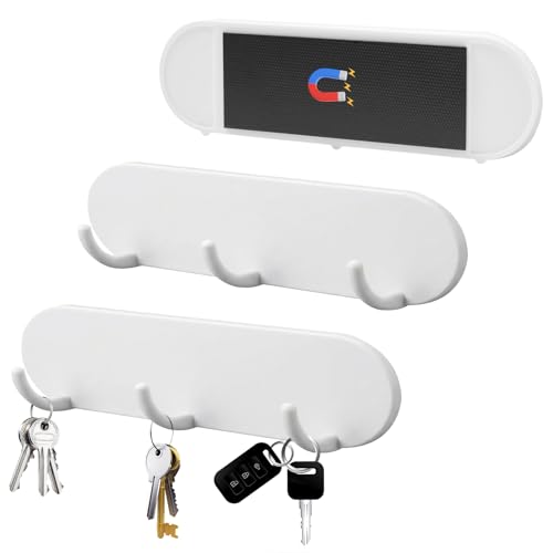 MCTNCT 3 Stück Magnetischer Schlüsselhalter,Magnetischer...