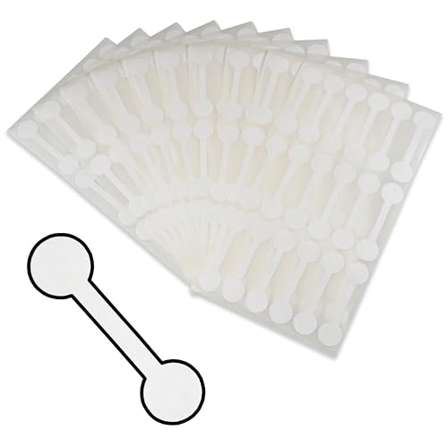 Étiquettes de bijouterie haltère long pour organiser votre vitrine