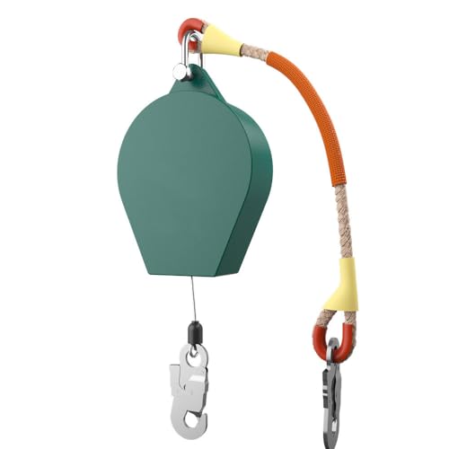 Dispositivo di protezione anticaduta retrattile in acciaio da 300 kg, con cordino di sicurezza ignifugo da 20 m, per lavori ad alta quota, dispositivi di protezione individuale (DPI) essenziali per la