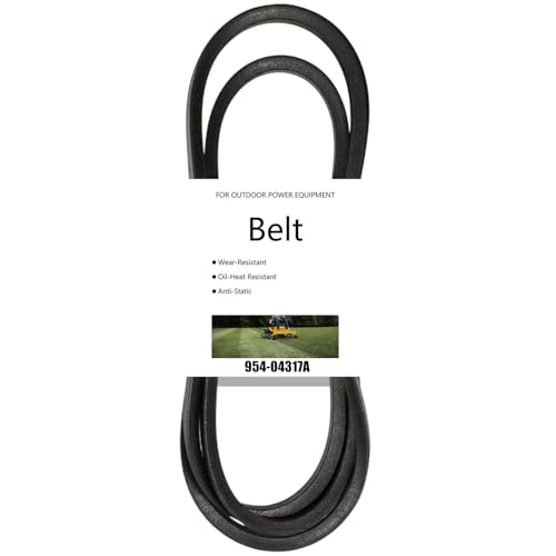 954-04317A 954-04317 Lawn Mower Drive Belt for Cub Cadet MTD Murray Troy-Bilt Replaces 754-04317 754-04317A V-Belt (1/2 x 67)
