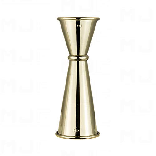 MJFLAIR 30/60ml multi-capacity cocktail bar jigger (Mirror Gold)