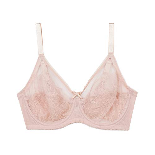 Image of Wacoal Women's Retro Chic Unlined Mesh Full Coverage Underwire Bra, 855186
