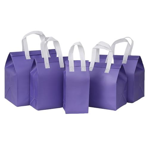 保冷バッグ 10枚セット アルミバッグ 保冷袋 保冷 保温 アルミ袋 保温バッグ H11012 紫色 幅12cm 丈28cm 奥行き10cm