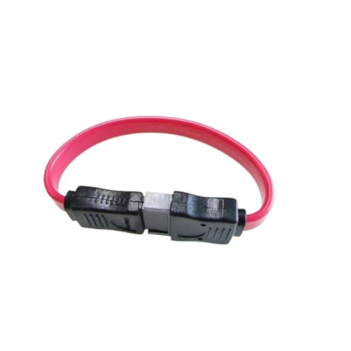 Cable Extensión SATA 7Pin Masculino a Femenino Rojo 10 cm miniatura 2