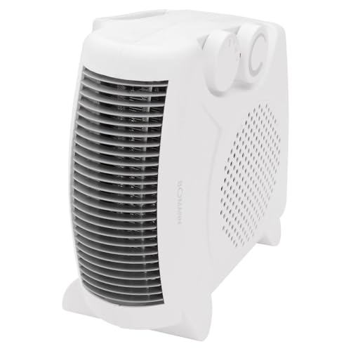 Heizlüfter - Elektroheizung - Heizlüfter - Zusatzheizung - Einstellbarer Thermostat - 2 Heizstufen - Kühlfunktion - 2000 W - Boman HL 1095 CB