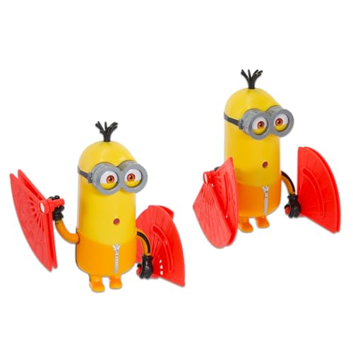 Minions Mini Action Figures - Bundle With 3 Despicable Me Minions Figurines Plus Minions Tattoos thumb #1
