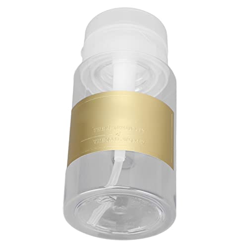 Bomba de Remojo de Esmalte de Uñas, Botella de Bomba Dispensadora de Botella de Maquillaje de Maquillaje Hidratante de Agua Humectante Botella de Revestimiento de Uñas Botella Vacía