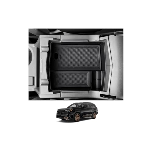 【CDEFG】新型 スバル フォレスター 6代目 SL系 コンソールボックス 【ETC車載器対応不可】センターコンソールトレイ コイン収納 USBケーブル穴 小物入れ ABS素材 滑り止めマット設計 フォレスター SL系 コンソールトレイ 車内収納ボックス