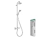 Unterputz-Duschsystem Hansgrohe Croma mit Thermostat und Regendusche